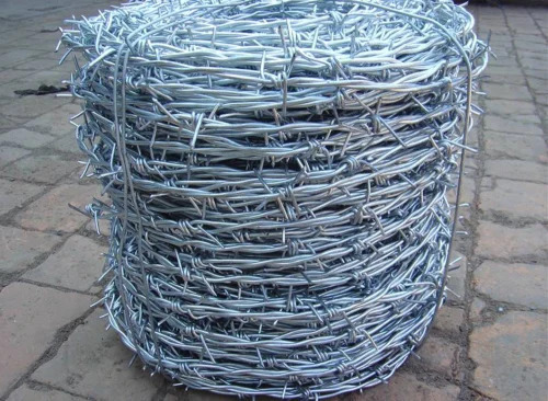 2mm Silver Mild Steel Barbed Wire