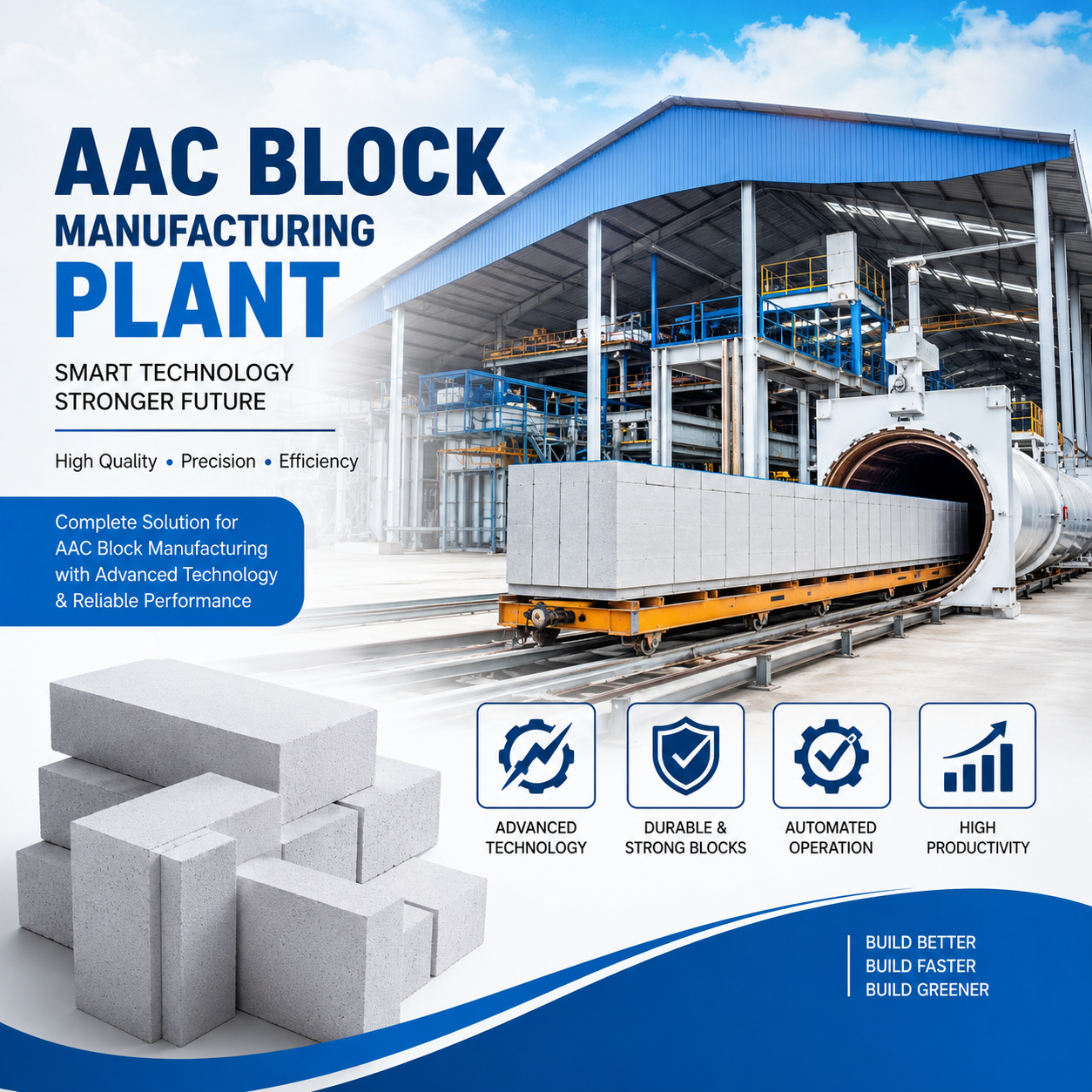 AAC Block Manufacturing Plant