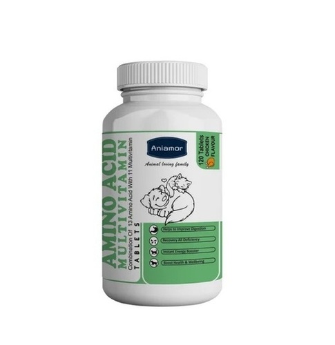 Amino Acid Multivitamin Tablets For Pets Aniamor 120 Tablets