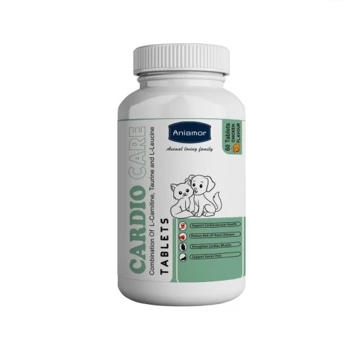 Cardio Care Tablets For Pets Aniamor L Carnitine L Leucine Tablets 60 Tablets