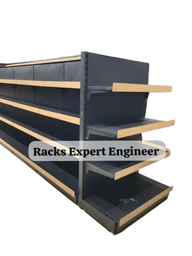 Double Sided Supermarket Display Rack