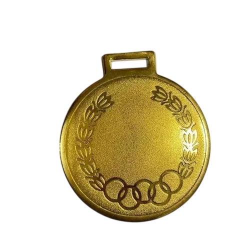 Gold Finish Brass Award Medal