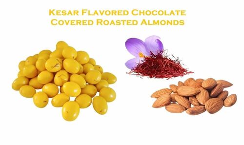 Kesar Flavoured Chocolate Almond