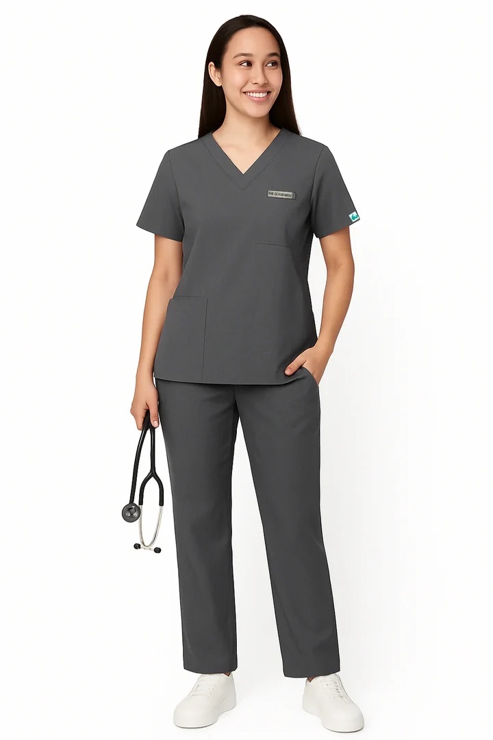 Prestige 4 Pocket V Neck Women Scrub