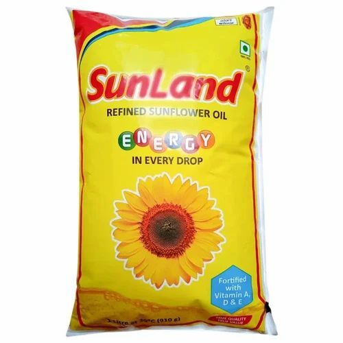 Sunland 1 Ltr Sunflower Oil Pouch