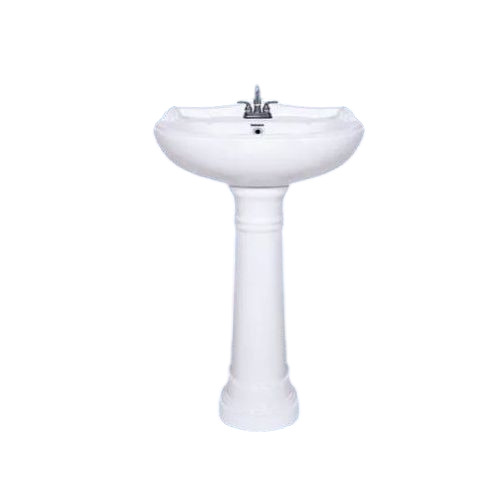 White Pedestal Wash Basin
