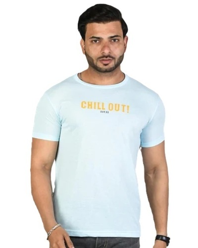 White Round Neck T Shirts