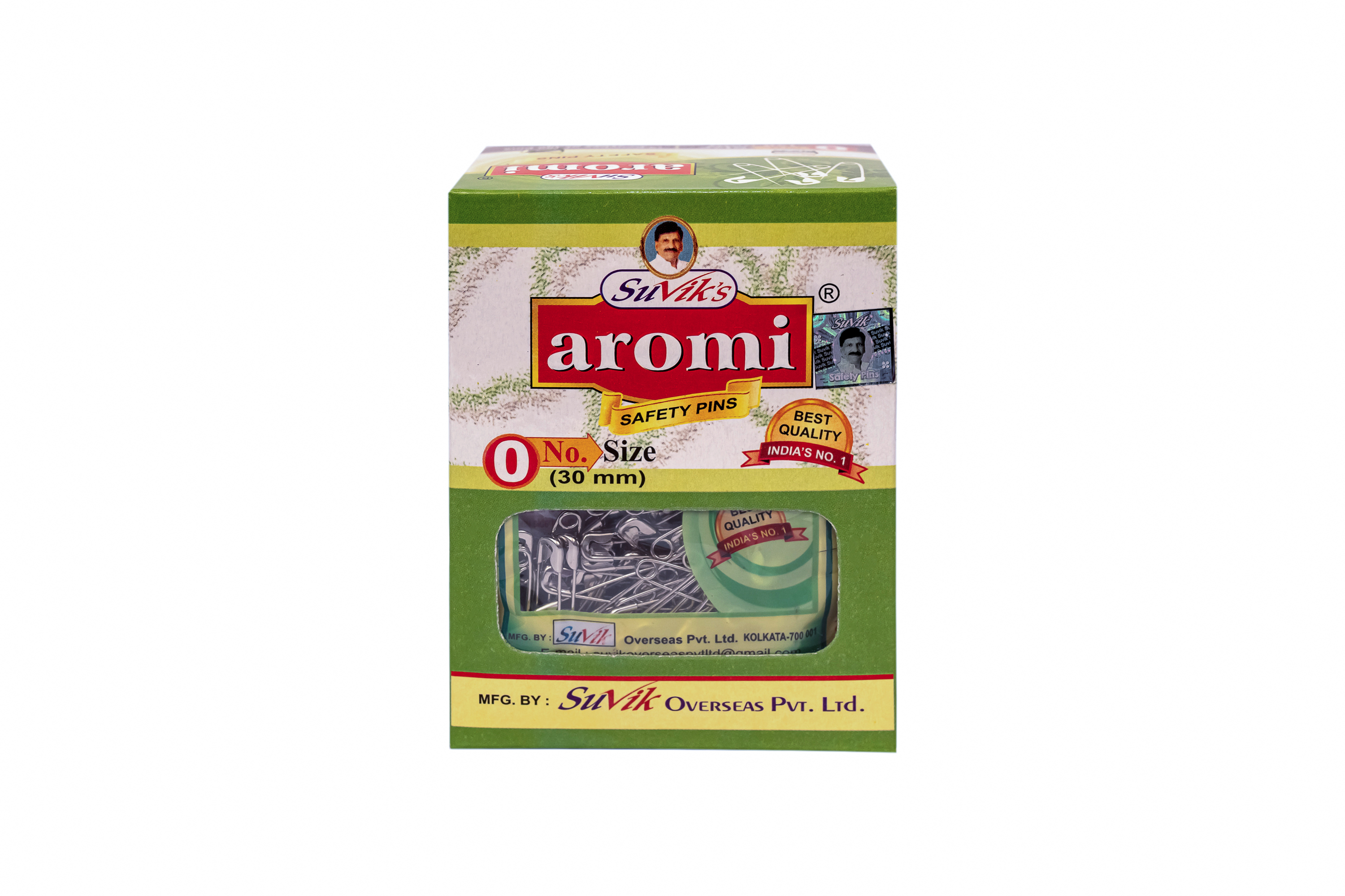 Aromi Safety Pins - Color: Silver