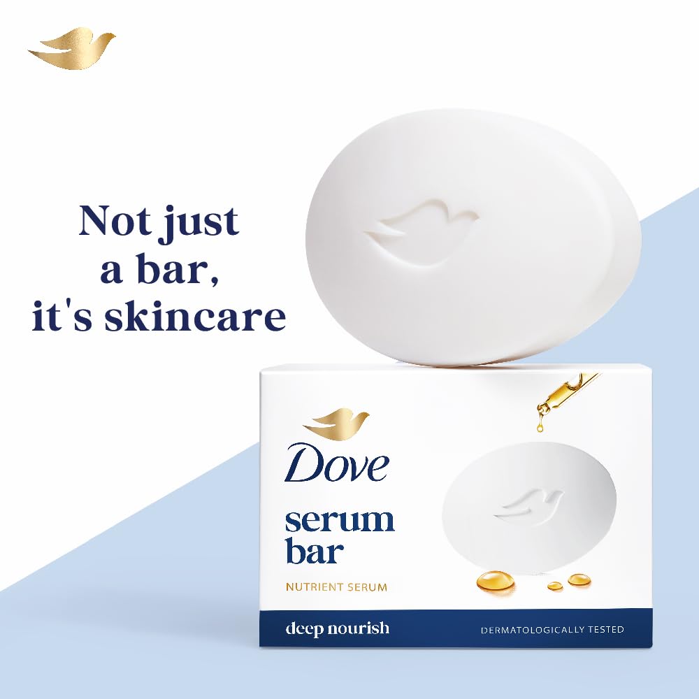 Dove Serum Bar 125 Gms * 3 Nos Pack - Color Code: White