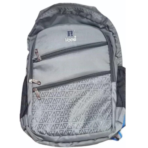 02 Grey Polyester School Bags
