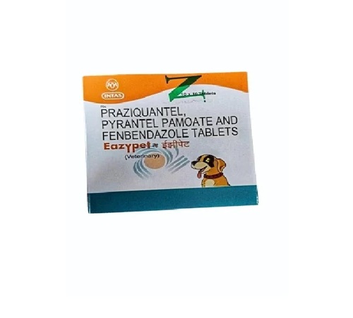 Eazypet Praziquantel Pyrantel Pamoate Fenbendazole Tablet
