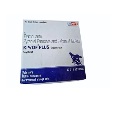 Kiwof Plus Praziquantel Pyrantel Pamoate Febantel Tablets