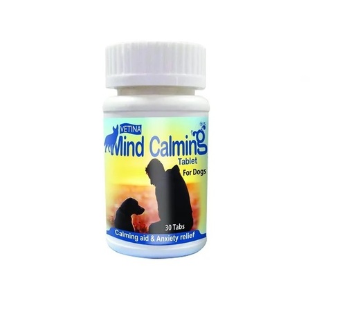 Mind Calming Aid Anxiety Dog Relief Tablets