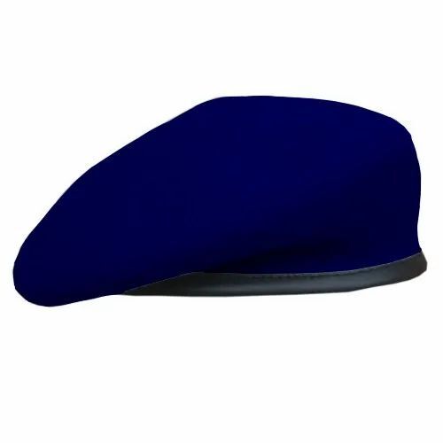 Navy Blue Color Beret Cap