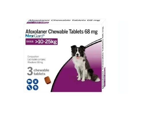 Nexgard Afoxolaner Chewable Dogs Tablet