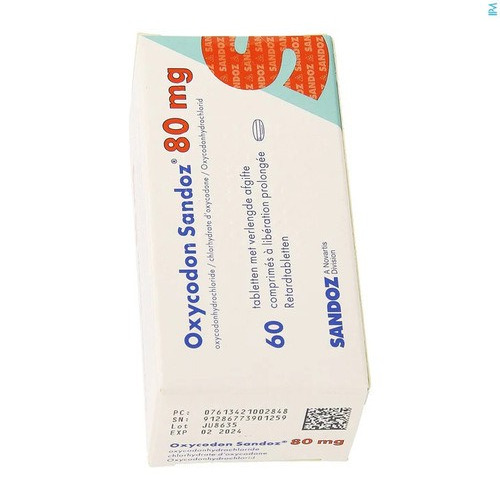 Sandoz Oxycodone 80mg