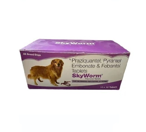 Skyworm Praziquantel Pyrantel Embonate Febantel Tablets