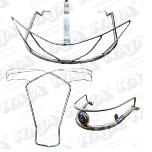 02 Tvs Jupiter Body Guard Set Stainless Steel
