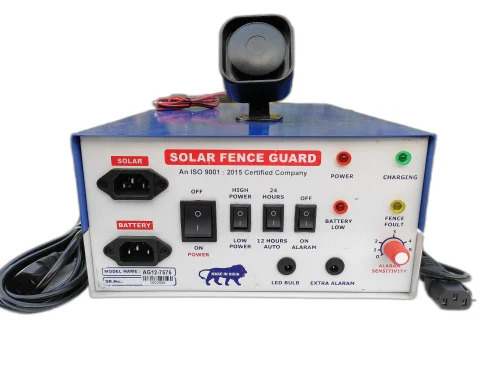 12000 Volt Solar Zatka Machine Solar Fence Energizer