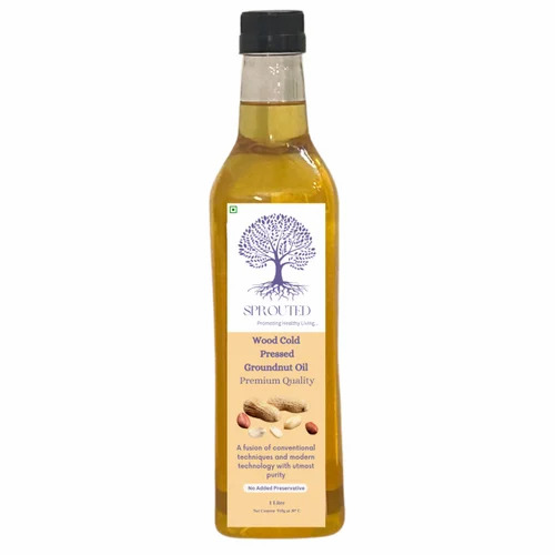 1l Sprouted Wood Pressed Groundnut Oil