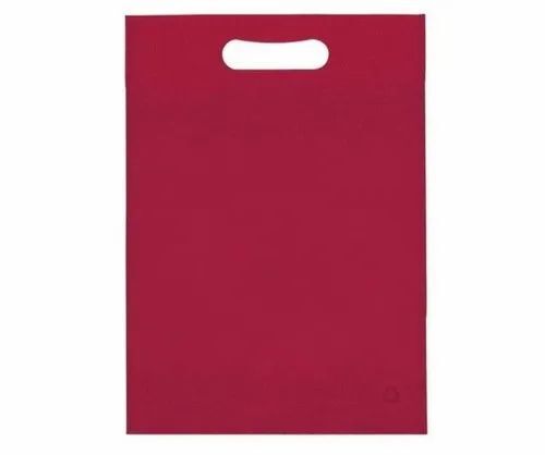 Pink D Cut Non Woven Bag