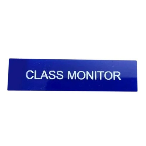 Rectangle Plastic Magnetic Name Badge