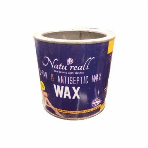 Round Wax Tin Container