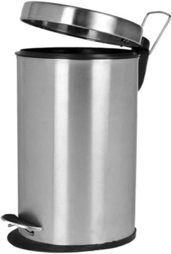 Silver Stainless Steel Pedal Bin