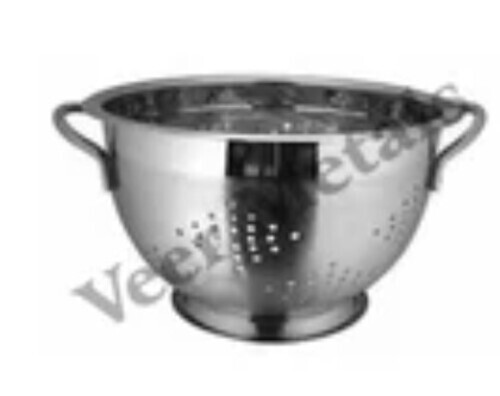 Silver Steel Colander