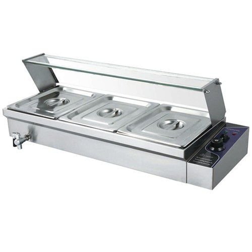 Stainless Steel 3 Bowl Bain Marie