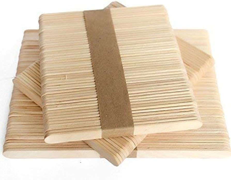 114X10X2MM Ice Cream Sticks Round Edge