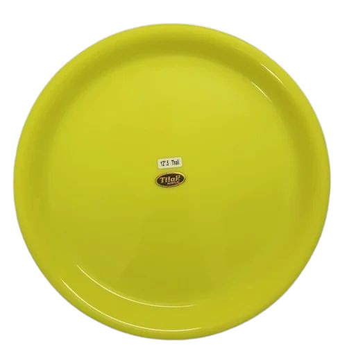12.5 Inch Yellow Acrylic Plate - Acrylic, 12.5 Inch, Yellow | Durable, Lightweight, Polished Finish