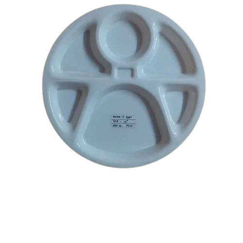 7 Compartments Acrylic Round Tray