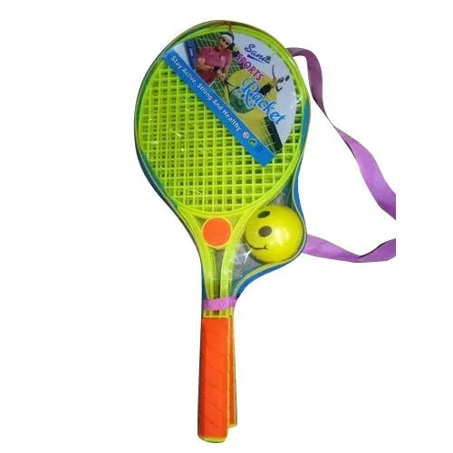 Badminton Racket Kids Toy Set - Color: Multicolor