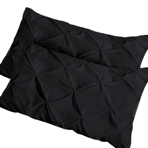Black Pinch Pillow Covers