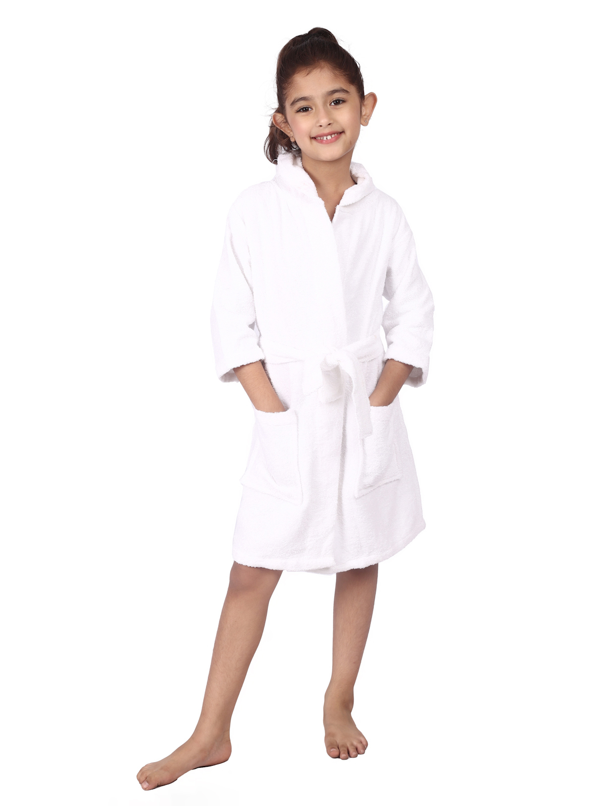 Kids Terry Hooded Bathrobe