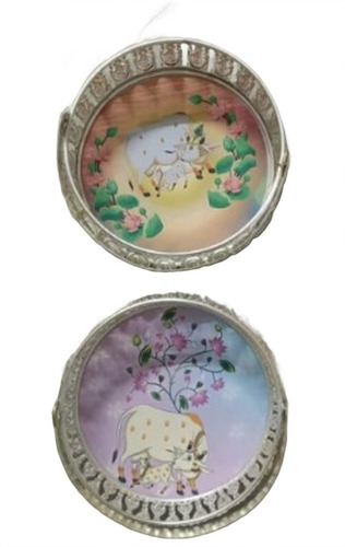 Metal Pichwai Tray