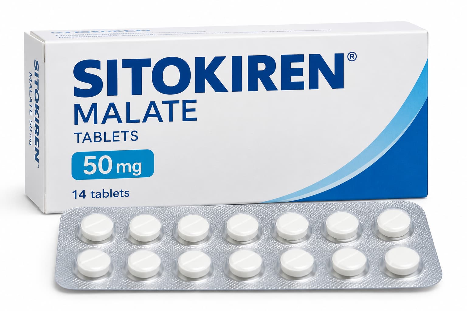 Sitokiren Malate Tablets 50mg 14tablets