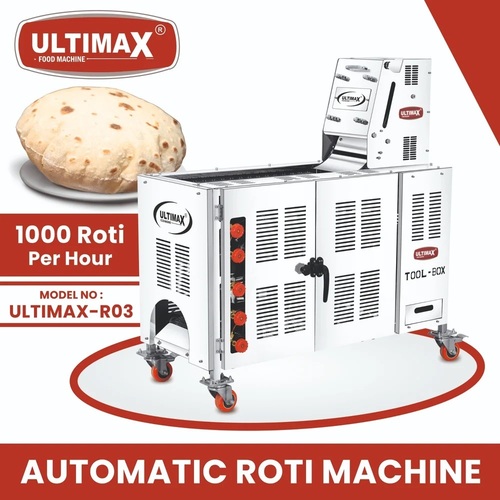 Stainless Steel Automatic Chapati Making Machine For Commercial