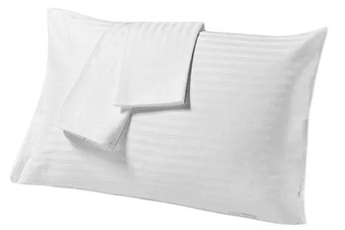 White Striped Pillow Covers