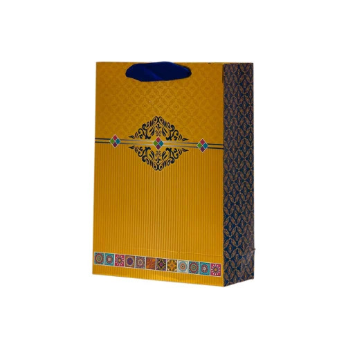 10.9x8x3 Paper Bags - Paper, 250 GSM, Multicolor | Metallic Printing, Eco Friendly, Customized Designs, Gift Use