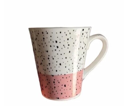 150ml Pink Printed Ceramic Coffee Mug
