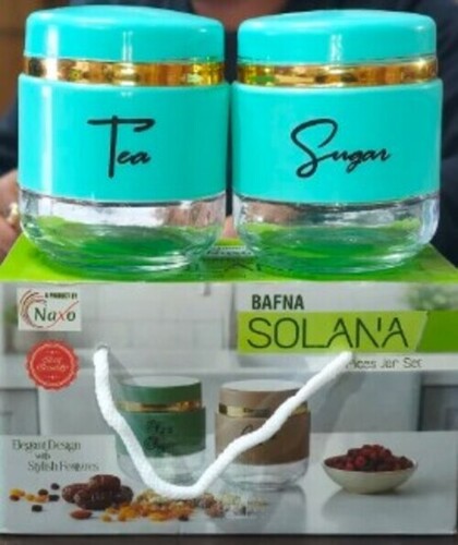 2 Pieces Glass Jar Set