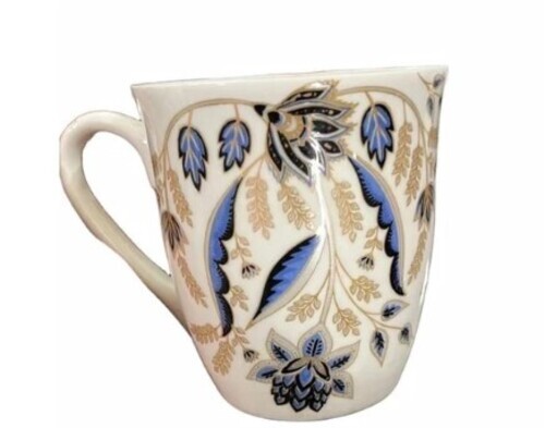 200ml White Printed Ceramic Coffee Mug