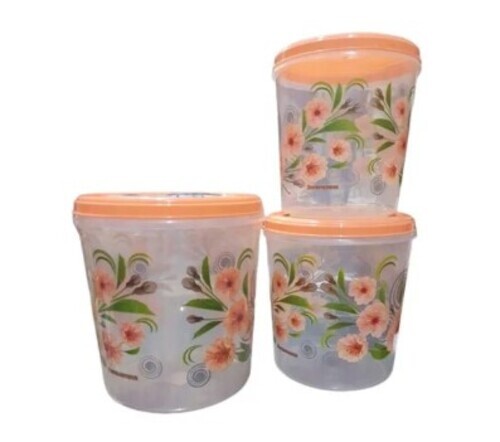 3 Piece Plastic Container Set