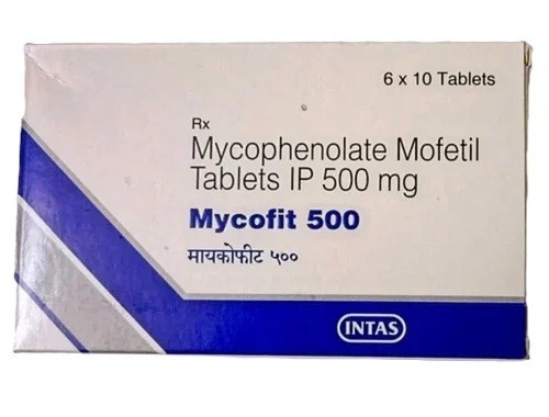 500 Mg Mycophenolate Mofetil Tablets Ip - Origin: India