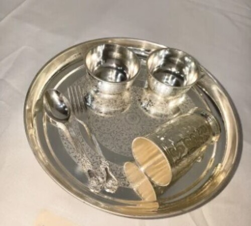 Brass Dinner Set By Z.a. Handicrafts
