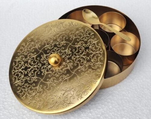 Brass Spice Box