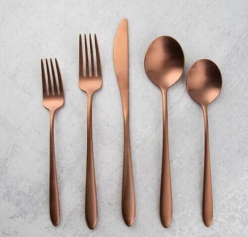 Copper Cutlery Set