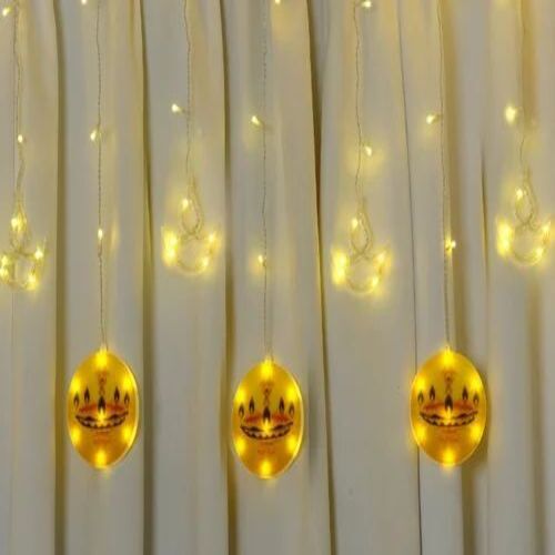 Decorative Diya Printed Shape Led Light